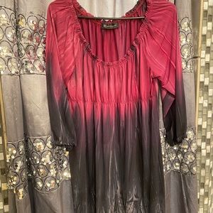 INC International concepts empire waist dress XL